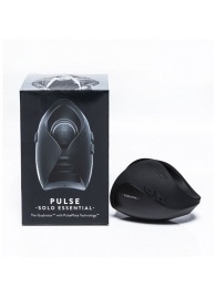 Черный инновационный мужской вибратор PULSE SOLO ESSENTIAL - Hot Octopuss - в Энгельсе купить с доставкой