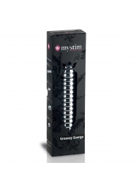 Рельефный фаллос для интенсивного электросекса Groovey George - 20 см. - MyStim - купить с доставкой в Энгельсе