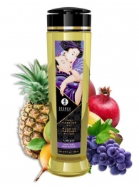 Массажное масло Libido Exotic Fruits с ароматом экзотических фруктов - 240 мл. - Shunga - купить с доставкой в Энгельсе