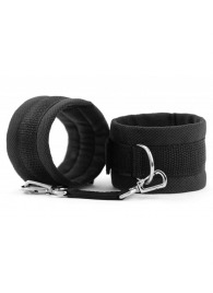 Черные наручники My rules на сцепке - БДСМ Арсенал - купить с доставкой в Энгельсе