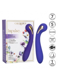 Фиолетовый вибромассажер с электростимуляцией Intimate Estim Petite G Wand - 19 см. - California Exotic Novelties - купить с доставкой в Энгельсе