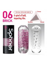 Мастурбатор SPINNER Brick - Tenga - в Энгельсе купить с доставкой