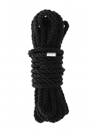 Черная веревка для шибари DELUXE BONDAGE ROPE - 5 м. - Dream Toys - купить с доставкой в Энгельсе