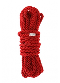 Красная веревка для шибари DELUXE BONDAGE ROPE - 5 м. - Dream Toys - купить с доставкой в Энгельсе