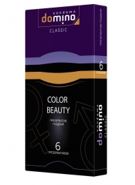 Разноцветные презервативы DOMINO Colour Beauty - 6 шт. - Domino - купить с доставкой в Энгельсе