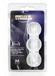 Прозрачный фигурный мастурбатор Master Stroker - Blush Novelties - в Энгельсе купить с доставкой