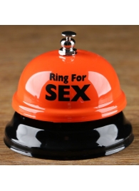 Настольный звонок RING FOR SEX - Сима-Ленд - купить с доставкой в Энгельсе