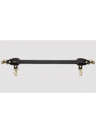 Черная распорка для ног Bound to You Faux Leather Spreader Bar - 50,8 см. - Fifty Shades of Grey - купить с доставкой в Энгельсе