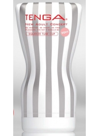 Мастурбатор TENGA Squeeze Tube Cup Soft - Tenga - в Энгельсе купить с доставкой