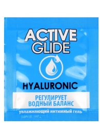 Лубрикант на водной основе Active Glide с гиалуроновой кислотой - 3 гр. - Биоритм - купить с доставкой в Энгельсе