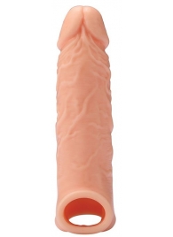 Телесная насадка EXTENDER WITH BALL STRAP 6.5 - 17 см. - Dream Toys - в Энгельсе купить с доставкой