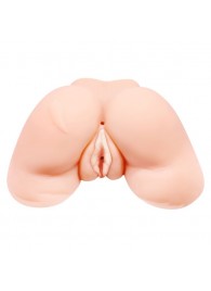 Телесная вибровагина Julie с 2 рабочими отверстиями - Baile - в Энгельсе купить с доставкой