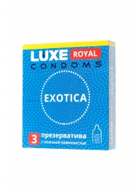 Текстурированные презервативы LUXE Royal Exotica - 3 шт. - Luxe - купить с доставкой в Энгельсе