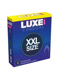 Презервативы увеличенного размера LUXE Royal XXL Size - 3 шт. - Luxe - купить с доставкой в Энгельсе