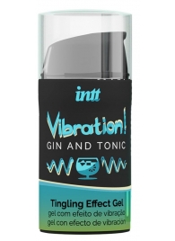 Жидкий интимный гель с эффектом вибрации Vibration! Gin   Tonic - 15 мл. - INTT - купить с доставкой в Энгельсе