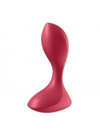 Красный вибромассажёр простаты Satisfyer Backdoor Lover - 14 см. - Satisfyer - в Энгельсе купить с доставкой