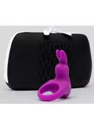 Фиолетовое эрекционное виброкольцо Happy Rabbit Cock Ring Kit - Happy Rabbit - в Энгельсе купить с доставкой