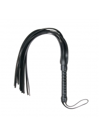 Черный флоггер Flogger Whip - 46 см. - Easy toys - купить с доставкой в Энгельсе