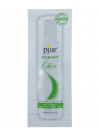 Лубрикант на водной основе pjur WOMAN Aloe - 2 мл. - Pjur - купить с доставкой в Энгельсе