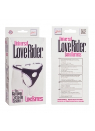 Трусы для страпона с универсальным креплением Universal Love Rider Luxe Harness - California Exotic Novelties - купить с доставкой в Энгельсе