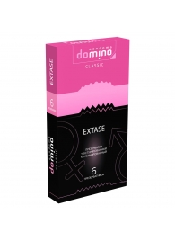 Презервативы с точками и рёбрышками DOMINO Classic Extase - 6 шт. - Domino - купить с доставкой в Энгельсе