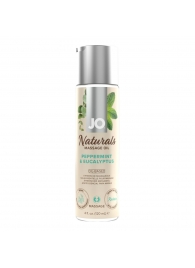 Массажное масло с ароматом перечной мяты и эвкалипта JO Naturals Peppermint   Eucalyptus - 120 мл. - System JO - купить с доставкой в Энгельсе