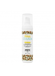 Разогревающее массажное масло с ароматом пина колада Gourmet Pina Colada - 50 мл. - Exsens - купить с доставкой в Энгельсе