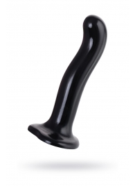 Черный стимулятор для пар P G-Spot Dildo Size M - 18 см. - Strap-on-me - в Энгельсе купить с доставкой