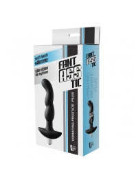 Черная вибропробка для простаты FantASStic Vibrating Prostate Plug - 14,5 см. - Dream Toys - в Энгельсе купить с доставкой