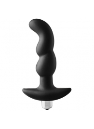 Черная вибропробка для простаты FantASStic Vibrating Prostate Plug - 14,5 см. - Dream Toys - в Энгельсе купить с доставкой