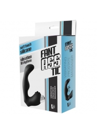 Черный вибромассажер простаты FantASStic Vibrating Prostate Massager - 11,3 см. - Dream Toys - в Энгельсе купить с доставкой