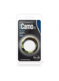 Эрекционное кольцо камуфляжной расцветки Silicone Camo Cock Ring - Blush Novelties - в Энгельсе купить с доставкой