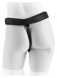 Страпон с телесной насадкой 7  Uncut with Strap on Harness - 18 см. - Pipedream - купить с доставкой в Энгельсе