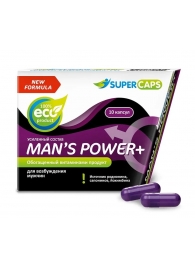 Возбуждающее средство для мужчин Mans Power plus - 10 капсул (0,35 гр.) +1 в подарок - SuperCaps - купить с доставкой в Энгельсе