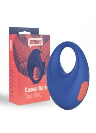 Синее эрекционное кольцо RRRING Casual Date Cock Ring - FeelzToys - в Энгельсе купить с доставкой