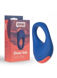 Синее эрекционное кольцо RRRING Dinner Date Cock Ring - FeelzToys - в Энгельсе купить с доставкой