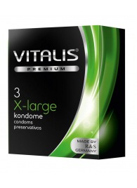 Презервативы увеличенного размера VITALIS PREMIUM x-large - 3 шт. - Vitalis - купить с доставкой в Энгельсе
