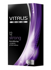 Презервативы с утолщённой стенкой VITALIS PREMIUM strong - 12 шт. - Vitalis - купить с доставкой в Энгельсе