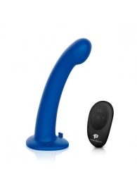 Синяя насадка Remote Control P-Spot G-Spot с черными трусиками - 20 см. - Pegasus - купить с доставкой в Энгельсе