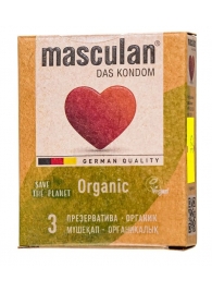 Экологически чистые презервативы Masculan Organic - 3 шт. - Masculan - купить с доставкой в Энгельсе