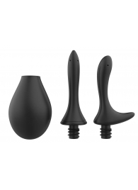 Черный анальный душ Nexus Anal Douche Set с 2 сменными насадками - Nexus Range - купить с доставкой в Энгельсе