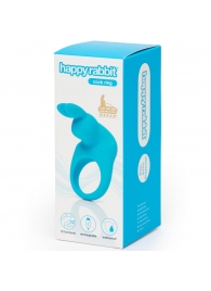 Голубое эрекционное виброкольцо Happy Rabbit Rechargeable Rabbit Cock Ring - Happy Rabbit - в Энгельсе купить с доставкой