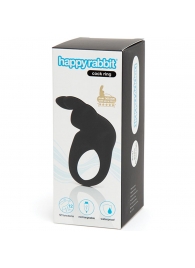 Черное эрекционное виброкольцо Happy Rabbit Rechargeable Rabbit Cock Ring - Happy Rabbit - в Энгельсе купить с доставкой