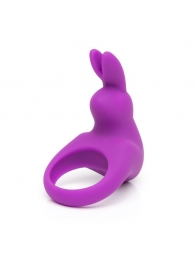 Фиолетовое эрекционное виброкольцо Happy Rabbit Rechargeable Rabbit Cock Ring - Happy Rabbit - в Энгельсе купить с доставкой