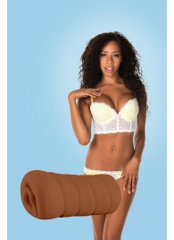 Коричневый мастурбатор-вагина BRIANNA - Dream Toys - в Энгельсе купить с доставкой