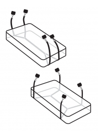 Фиксаторы для кровати WRAPAROUND MATTRESS RESTRAIN - Pipedream - купить с доставкой в Энгельсе