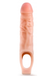 Телесная насадка на пенис 9 Inch Cock Sheath Extender - 22,2 см. - Blush Novelties - в Энгельсе купить с доставкой