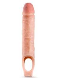 Телесная насадка на пенис 10 Inch Cock Sheath Extender - 25 см. - Blush Novelties - в Энгельсе купить с доставкой