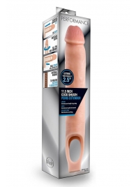 Телесная насадка на пенис 11.5 Inch Cock Sheath Penis Extender - 29,2 см. - Blush Novelties - в Энгельсе купить с доставкой