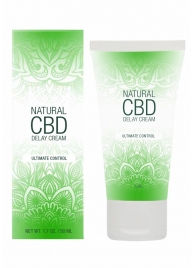 Крем-пролонгатор Natural CBD Delay Cream - 50 мл. - Shots Media BV - купить с доставкой в Энгельсе